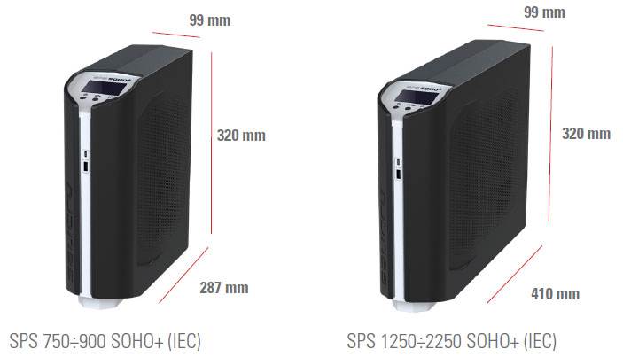 Dimensiones Sai Salicru Soho+